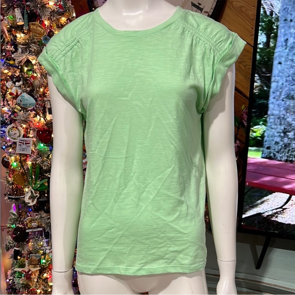LOFT Mint Green Short Sleeve Top